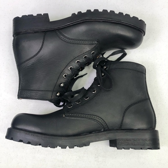 BLOOMINGDALES The Mens Store Leather Lace Up Boots - Picture 2 of 9